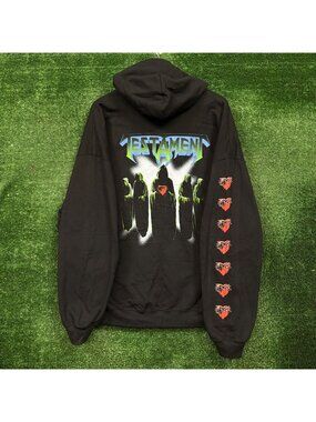 Testament Souls of Black Thrash Metal Band Hoodie Size XXL